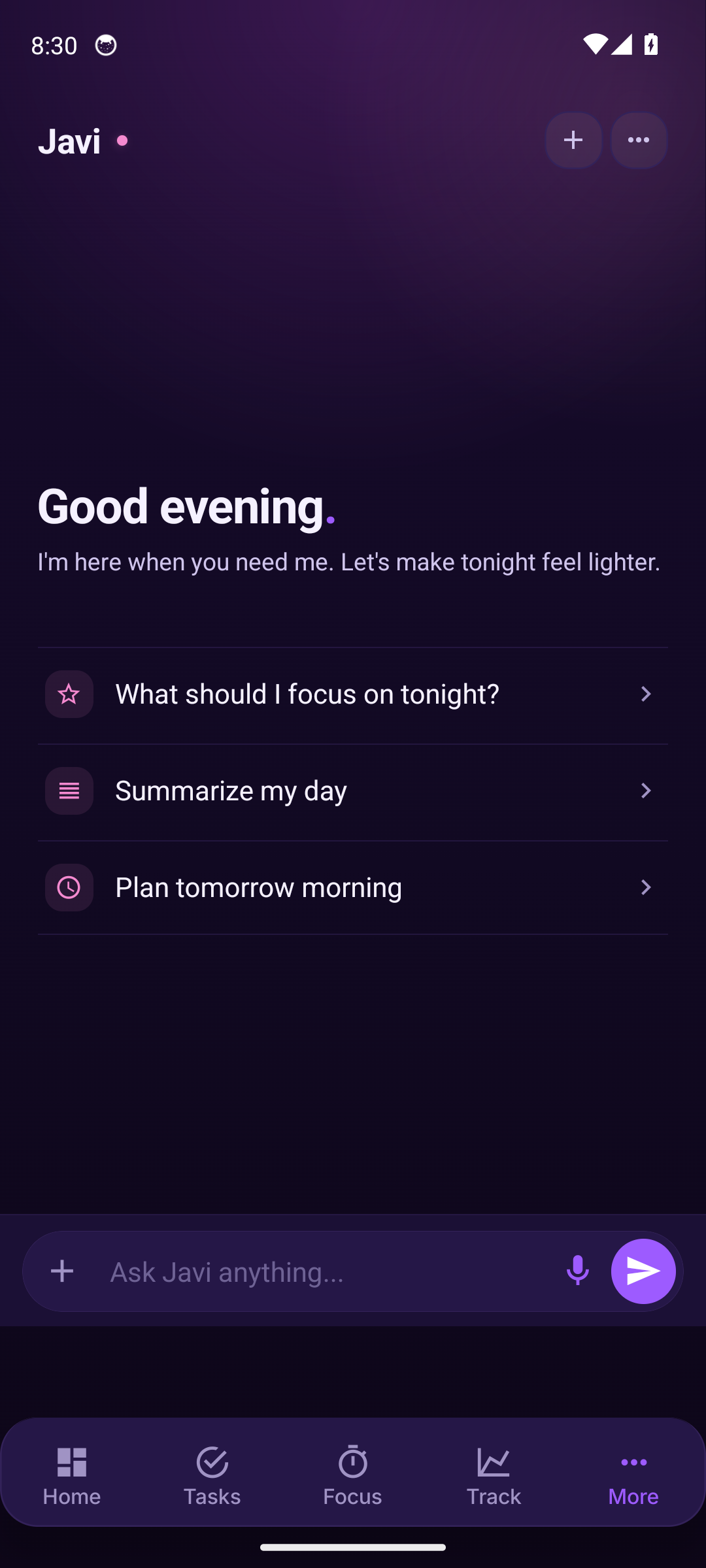before: gap under input bar